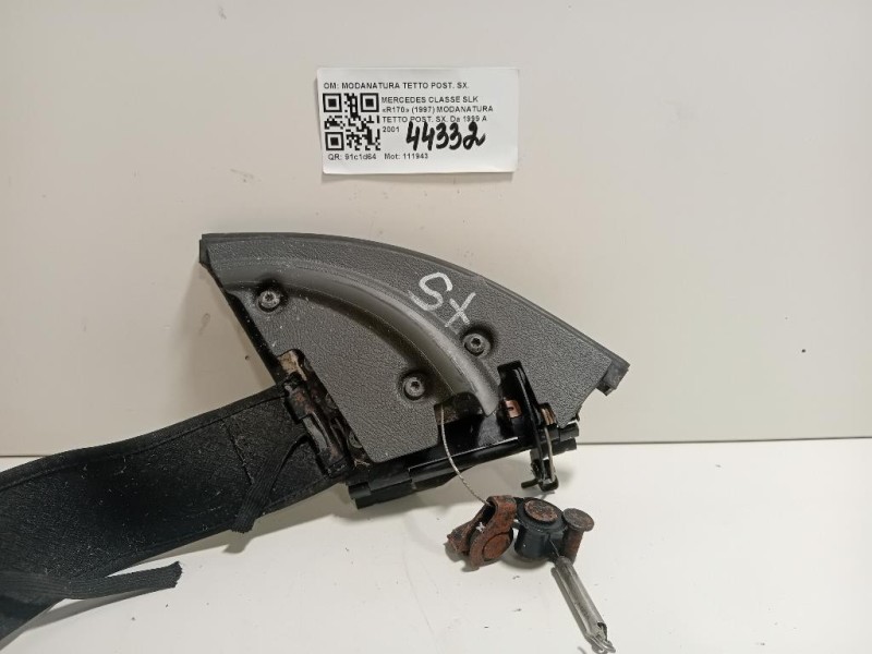 Modanatura Tetto POST SX MODANATURA TETTO POST SX Mercedes Classe SLK R170 1997