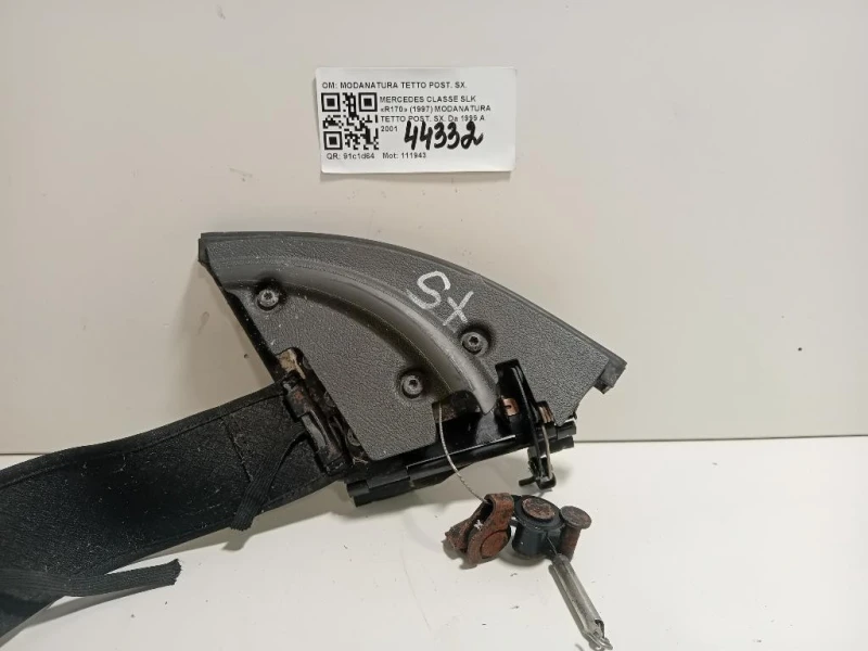 Modanatura Tetto POST SX MODANATURA TETTO POST SX Mercedes Classe SLK R170 1997