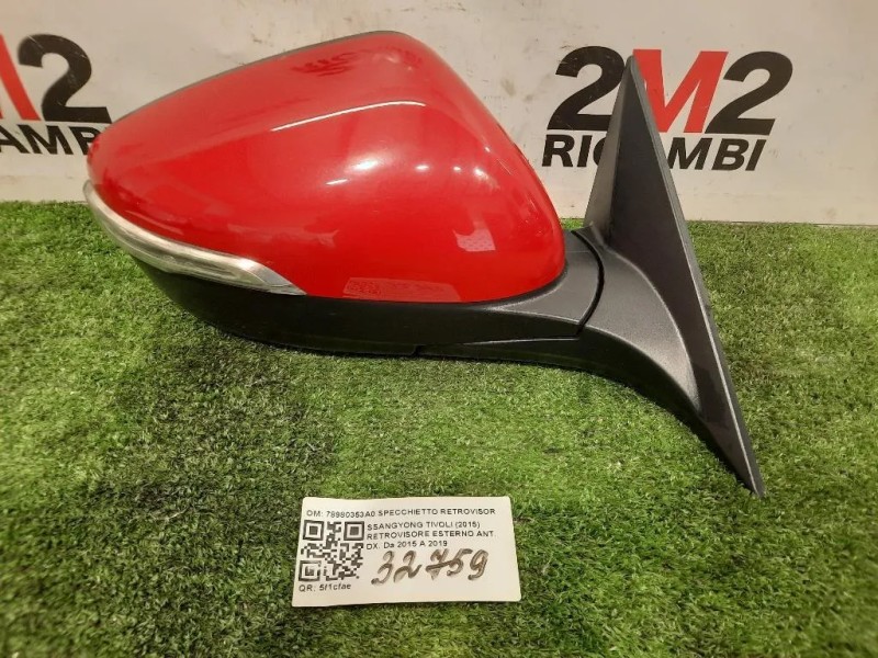 Retrovisore Esterno ANT DX 78980353A0 SPECCHIETTO RETROVISORE DESTRO 8 PIN Ssangyong Tivoli 2015