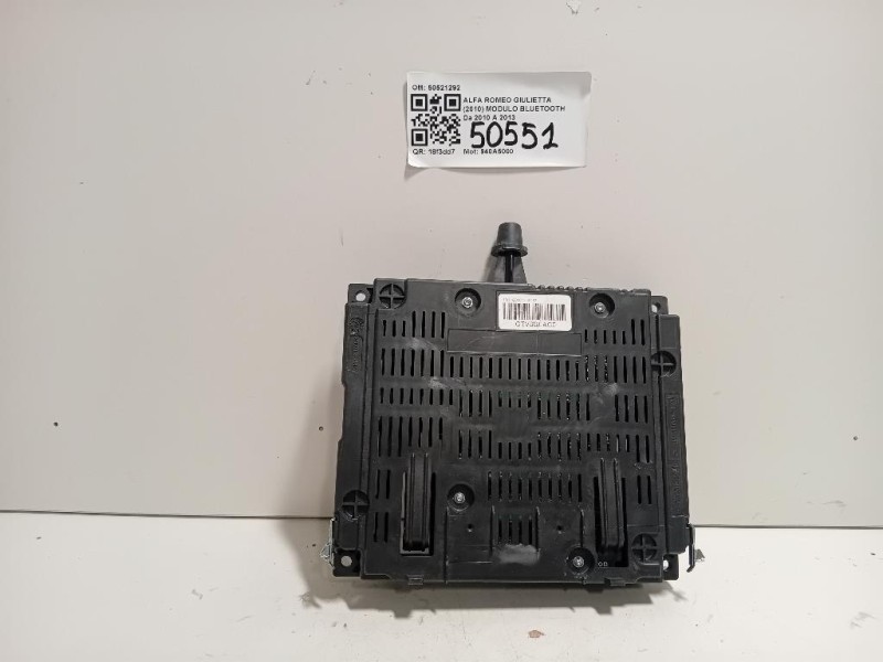 Modulo Bluetooth 50521292 Alfa Romeo Giulietta 2010