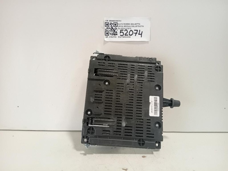Modulo Bluetooth 555550380701 Alfa Romeo Giulietta 2010
