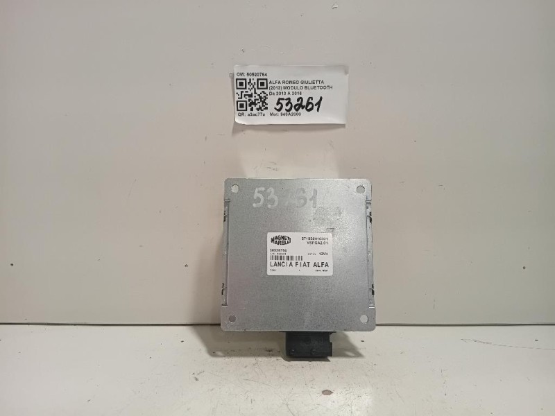 Modulo Bluetooth 50520764 Alfa Romeo Giulietta 2013