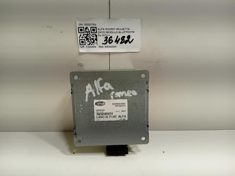 Modulo Bluetooth 50520764 Alfa Romeo Giulietta 2013