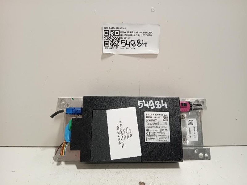 Modulo Bluetooth 8410682093102 Bmw Serie 1 F20 Berlina 2015