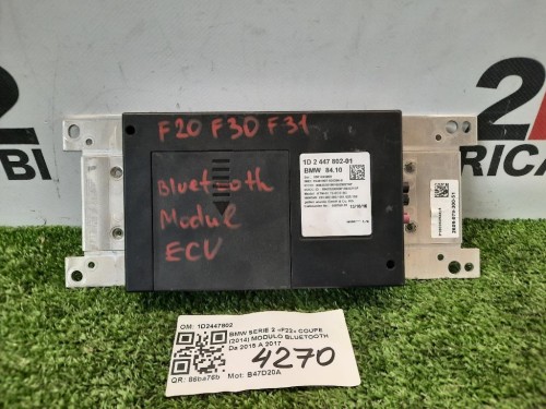 Modulo Bluetooth 1D2447802 F20 F21 F22 Bmw Serie 2 F22 Coupe 2014
