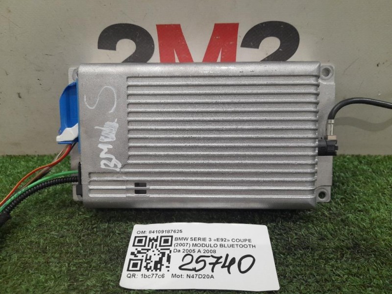 Modulo Bluetooth 84109187625 Bmw Serie 3 E92 Coupe 2007