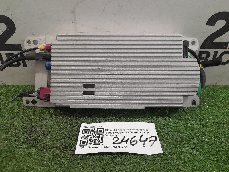 Modulo Bluetooth 9257161 Bmw Serie 3 E93 Cabrio 2007