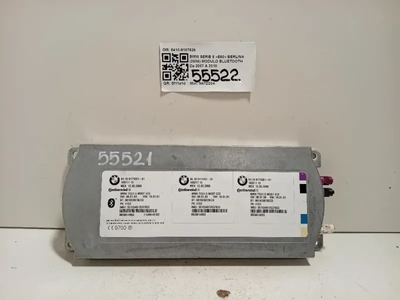 Modulo Bluetooth 8410-9187625 Bmw Serie 5 E60 Berlina 2004