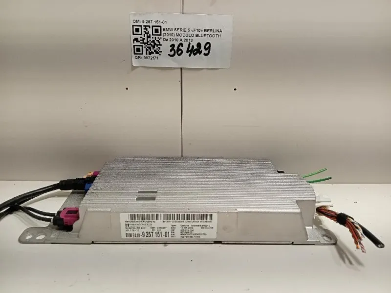 Modulo Bluetooth 9 257 151-01 Bmw Serie 5 F10 Berlina 2010