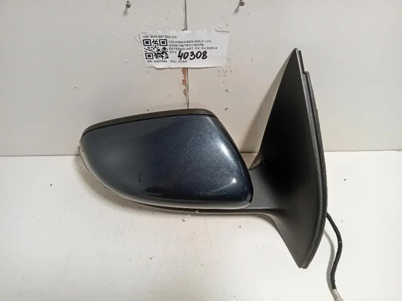 Retrovisore Esterno ANT DX 5K0 857 502 CC Volkswagen GOLF VI 2009