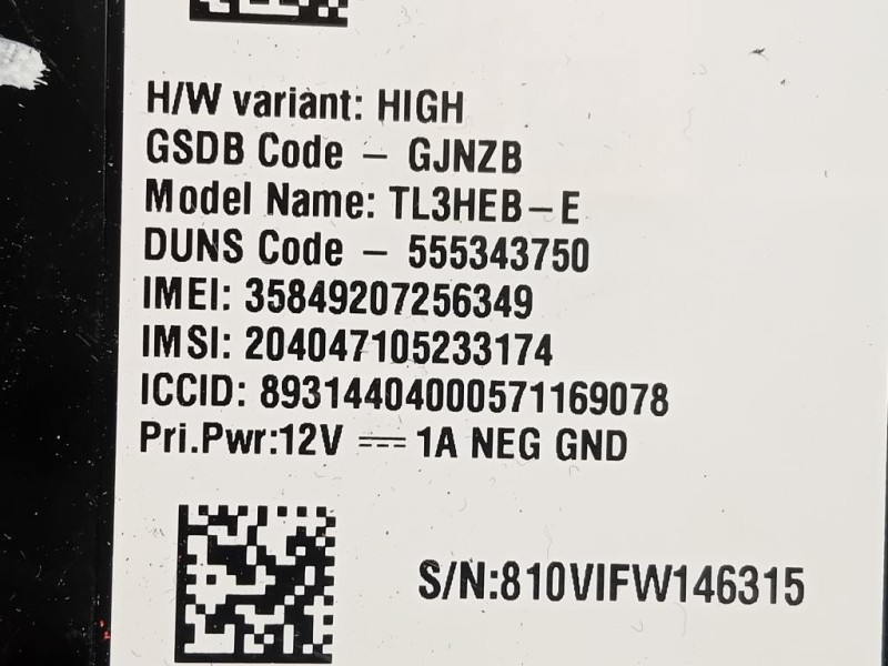 Modulo Bluetooth J9C3-70718-CP Jaguar E-pace 2017