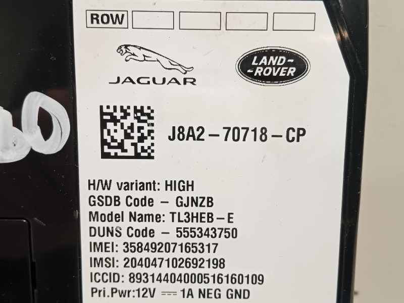 Modulo Bluetooth J8A270718CP Jaguar XE 2015