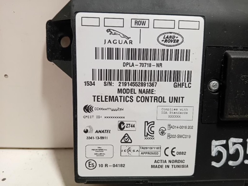 Modulo Bluetooth DPLA-70718-NR Jaguar XF I 2011