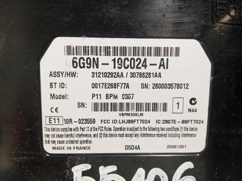 Modulo Bluetooth 6G9N-19C024-AI Land Rover Freelander II 2007