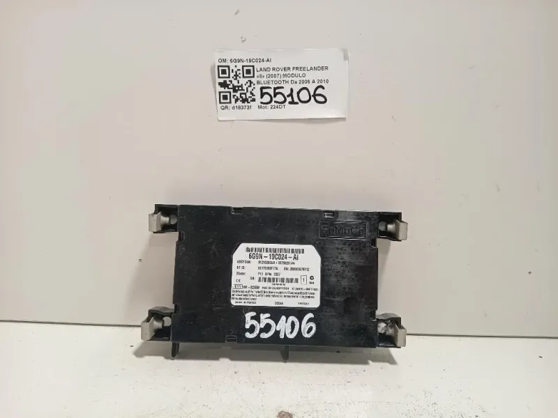 Modulo Bluetooth 6G9N-19C024-AI Land Rover Freelander II 2007