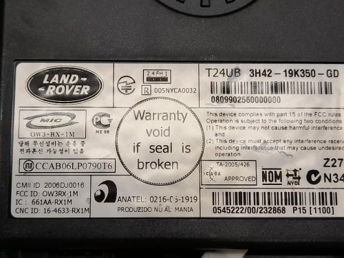 Modulo Bluetooth 661AA-RX1M Land Rover Range Rover Sport I 2005