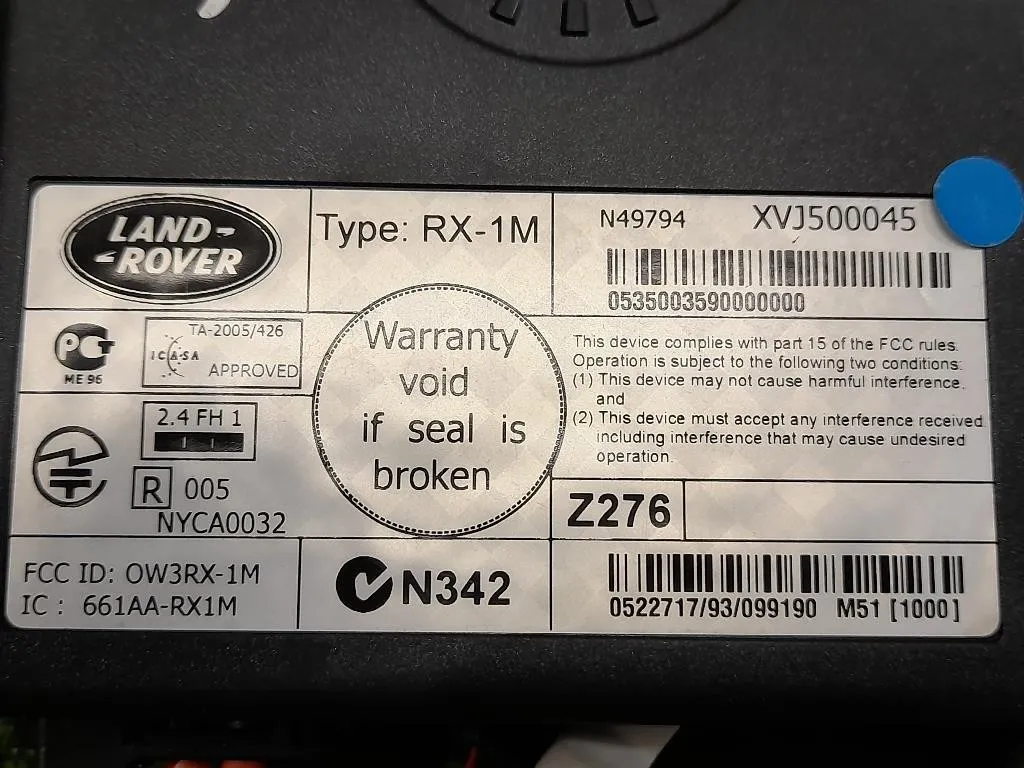 Modulo Bluetooth 661AA-RX1M Land Rover Range Rover Sport I 2005