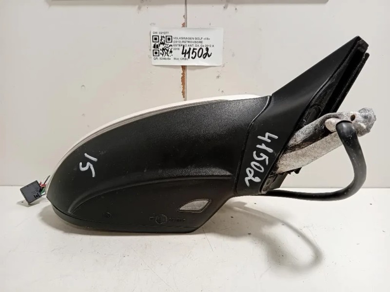 Retrovisore Esterno ANT DX 8 FILI VETRO SPECCHIO Volkswagen GOLF VII 2013