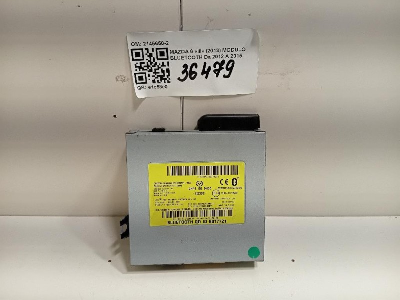 Modulo Bluetooth 2145650-2 Mazda 6 III 2013