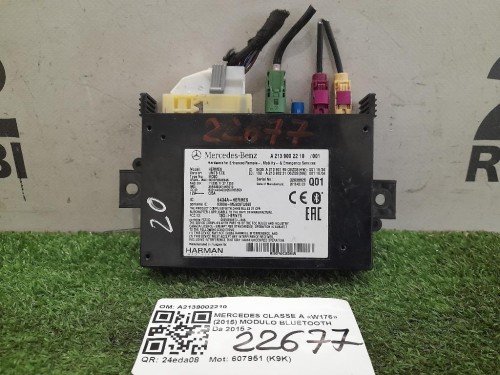 Modulo Bluetooth A2139002210 Mercedes Classe A W176 2015