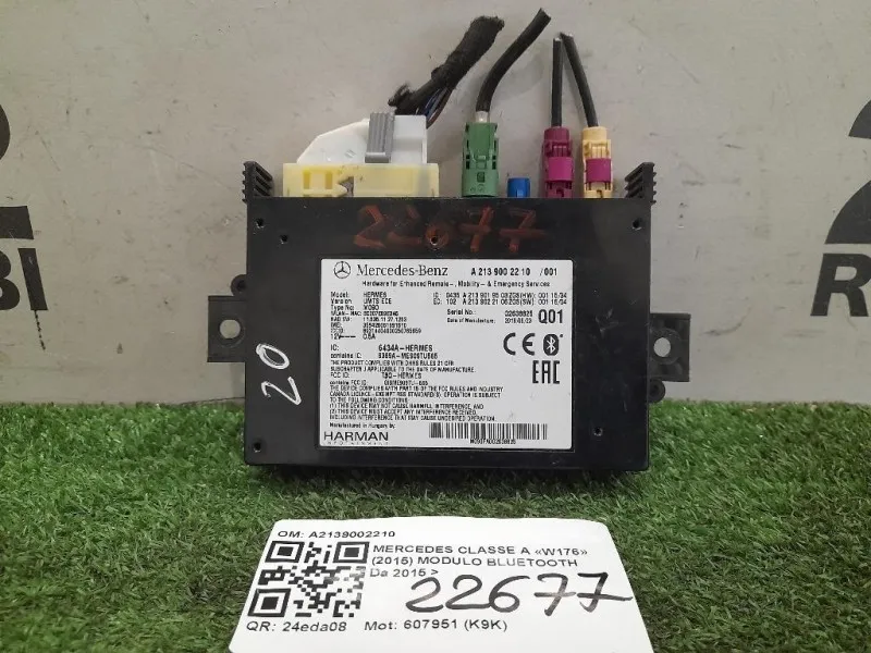 Modulo Bluetooth A2139002210 Mercedes Classe A W176 2015