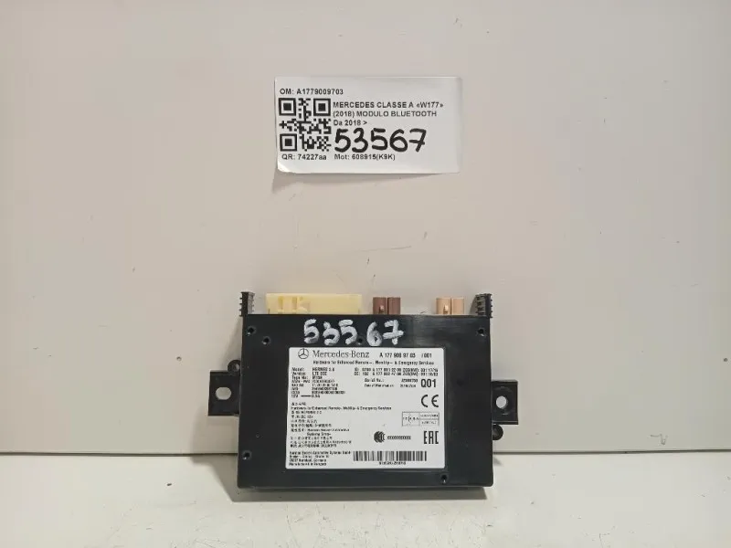 Modulo Bluetooth A1779009703 Mercedes Classe A W177 2018