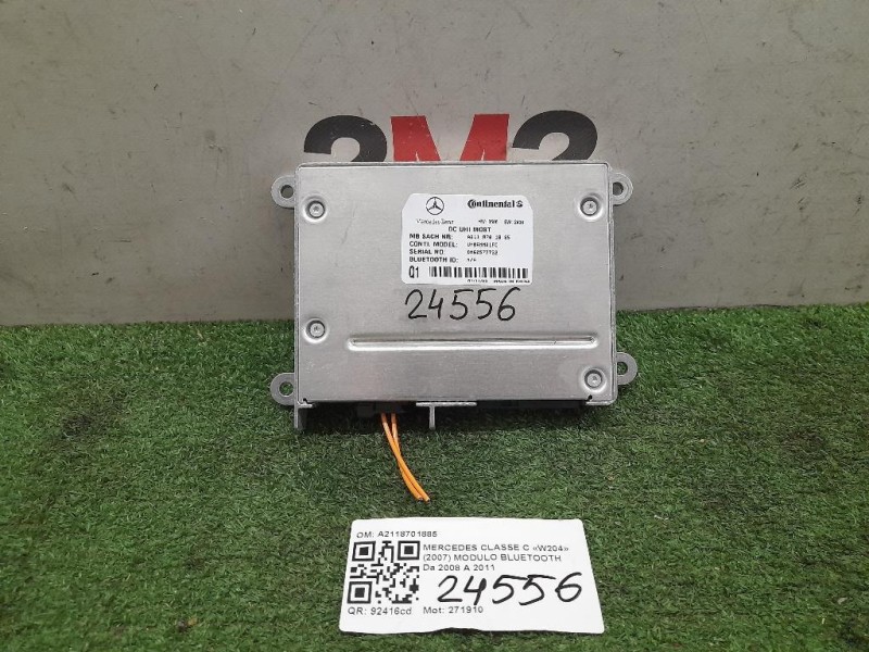 Modulo Bluetooth A2118701885 Mercedes Classe C W204 2007