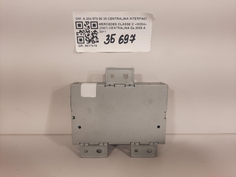 Modulo Bluetooth A 204 870 80 26 CENTRALINA INTERFACIA Mercedes Classe C W204 2007