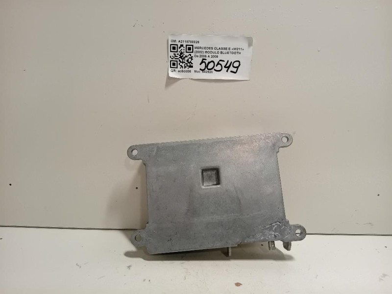 Modulo Bluetooth A2118700026 Mercedes Classe E W211 2002