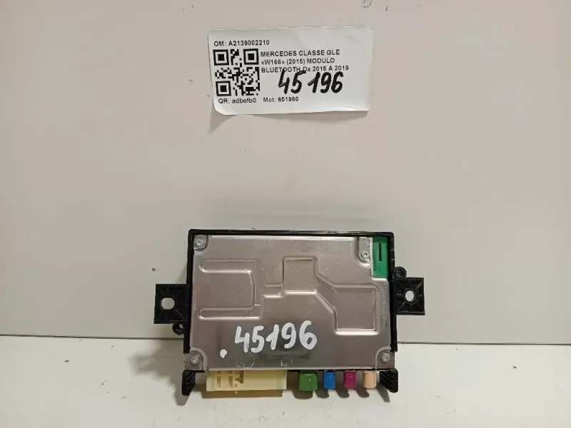 Modulo Bluetooth A2139002210 Mercedes Classe GLE W166 2015