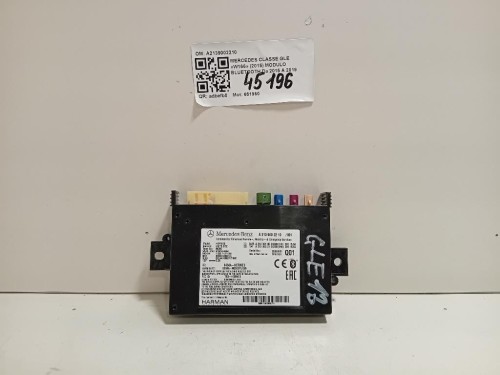 Modulo Bluetooth A2139002210 Mercedes Classe GLE W166 2015