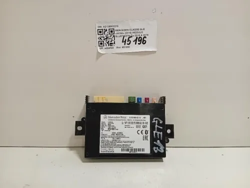 Modulo Bluetooth A2139002210 Mercedes Classe GLE W166 2015