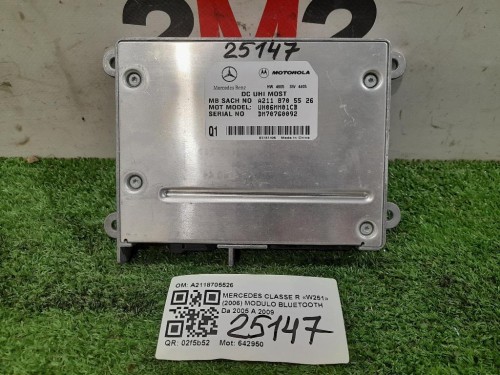 Modulo Bluetooth A2118705526 Mercedes Classe R W251 2006