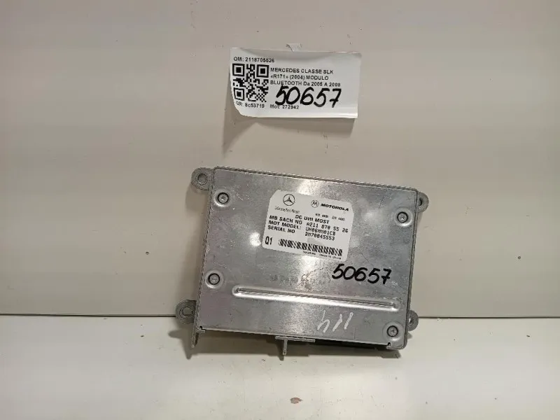 Modulo Bluetooth 2118705526 Mercedes Classe SLK R171 2004
