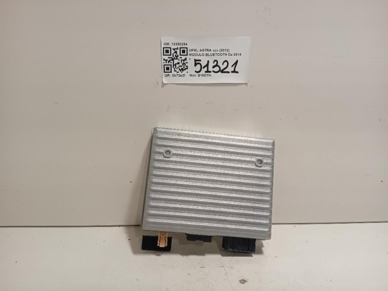 Modulo Bluetooth 13353284 Opel Astra J 2012