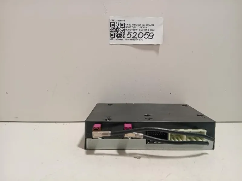 Modulo Bluetooth 23221498 Opel Insignia B Grand Sport 2017