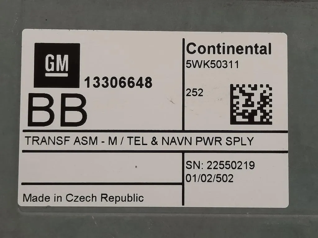 Modulo Bluetooth 13306648 CENTRALINA TELEFONO Opel Mokka 2013