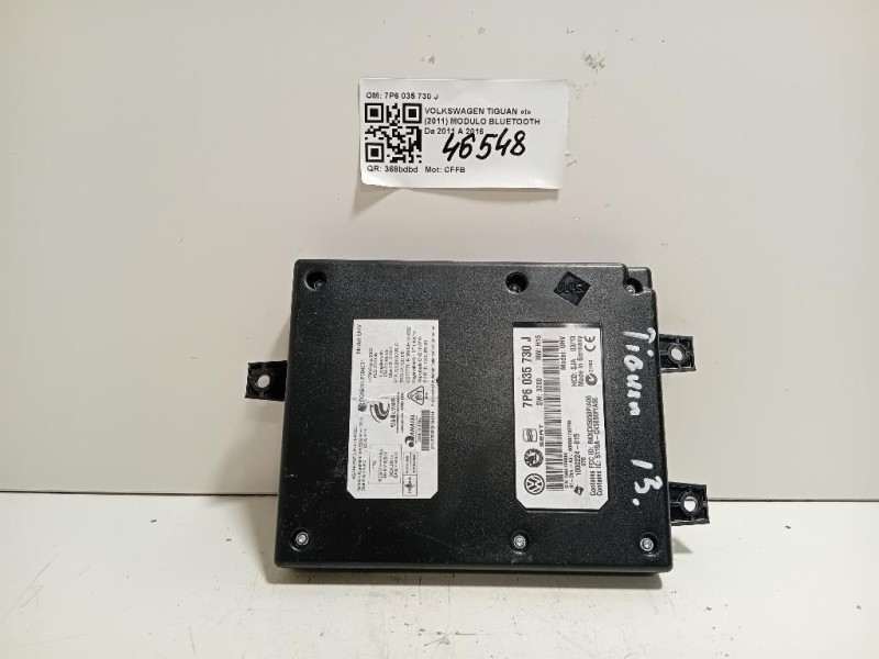 Modulo Bluetooth 7P6 035 730 J Volkswagen Tiguan I 2011