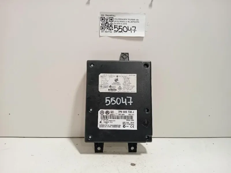 Modulo Bluetooth 7P6035730J Volkswagen Touran III 2010
