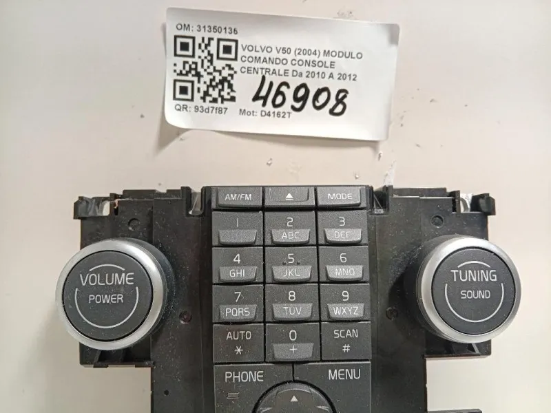 Modulo Comando Console Centrale 31350136 Volvo V50 2004