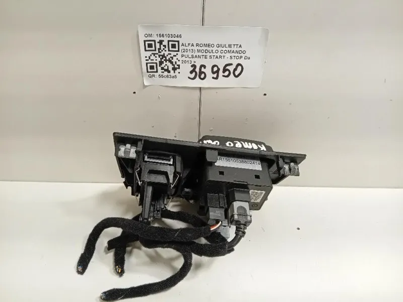 Modulo Comando Pulsante Start - STOP 156103046 Alfa Romeo Giulietta 2013