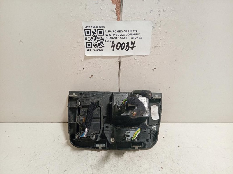 Modulo Comando Pulsante Start - STOP 156103046 Alfa Romeo Giulietta 2013