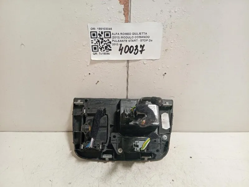 Modulo Comando Pulsante Start - STOP 156103046 Alfa Romeo Giulietta 2013