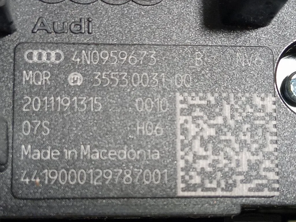 Modulo Comando Pulsante Start - STOP 4N0959673 B Audi A6 4GD Avant 2016