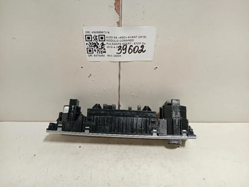 Modulo Comando Pulsante Start - STOP 4N0959673 B Audi A6 4GD Avant 2016