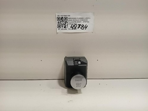 Modulo Comando Pulsante Start - STOP A2215451308 Mercedes Classe S W221 2006