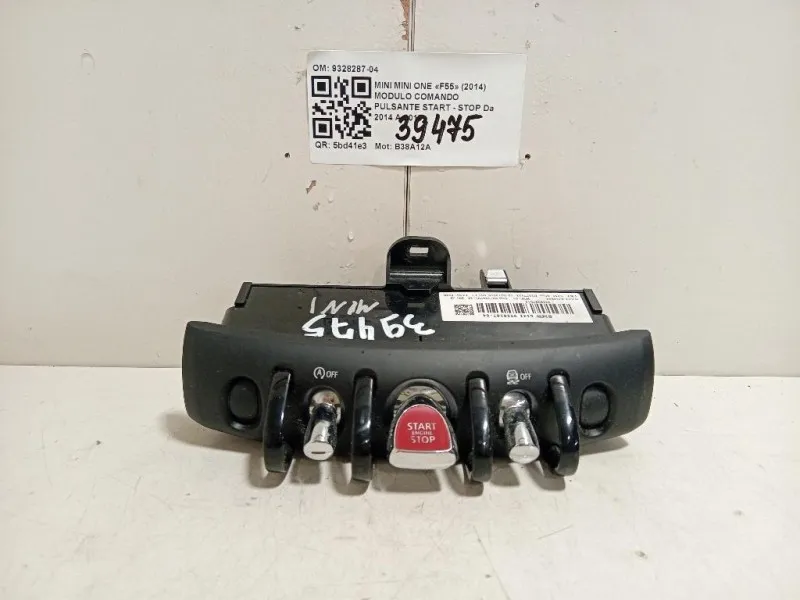 Modulo Comando Pulsante Start - STOP 9328287-04 Mini MINI ONE F55 2014