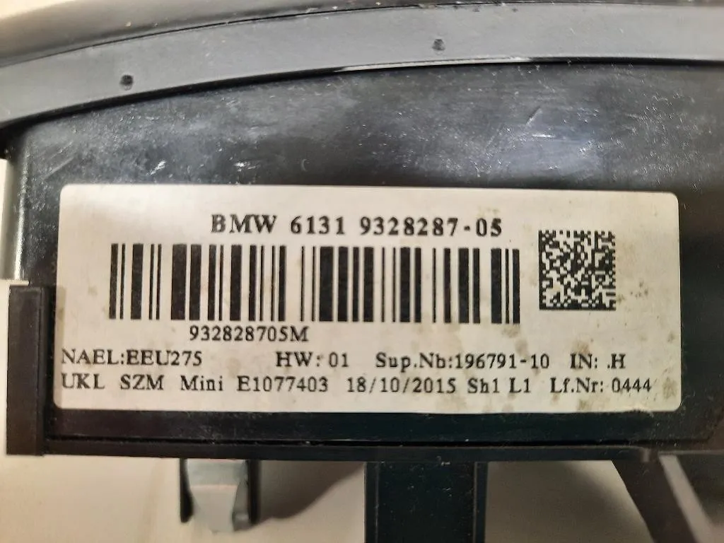 Modulo Comando Pulsante Start - STOP 6131 9328287-05 Mini MINI ONE F55 2014