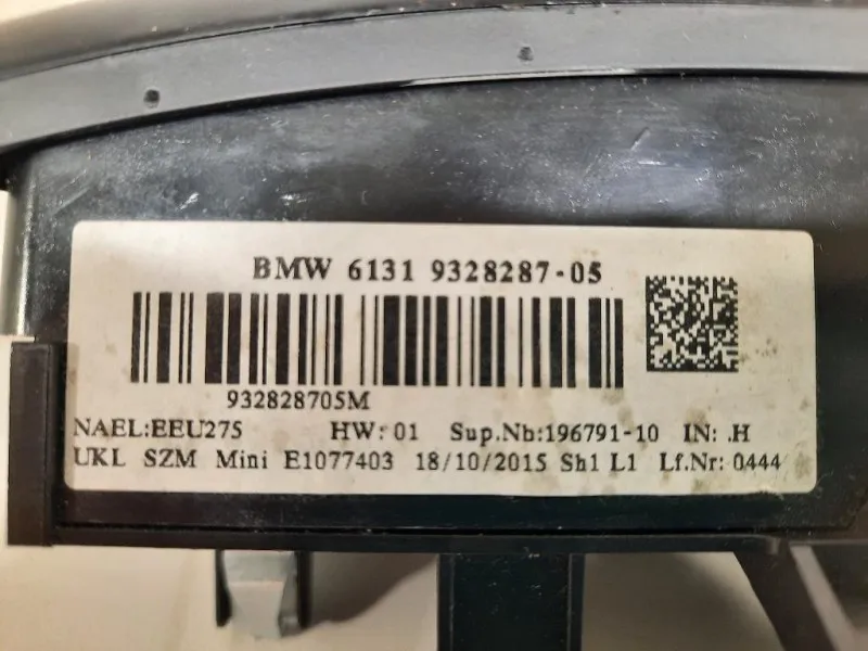 Modulo Comando Pulsante Start - STOP 6131 9328287-05 Mini MINI ONE F55 2014