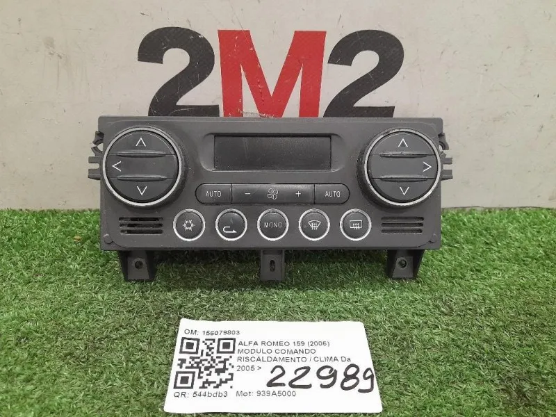 Modulo Comando Riscaldamento Clima 156079803 Alfa Romeo 159 2006